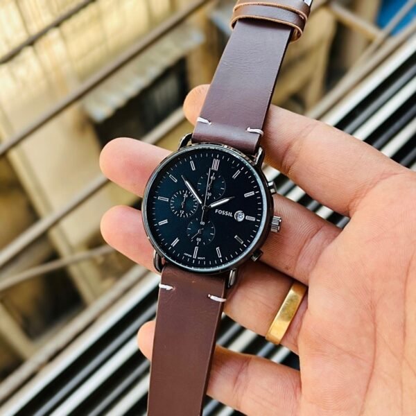 Fossil Steel Commuter First Copy Watch | Premium Replica