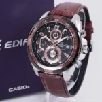 Casio Edifice Leather First Copy Watch | Premium Replica Watch