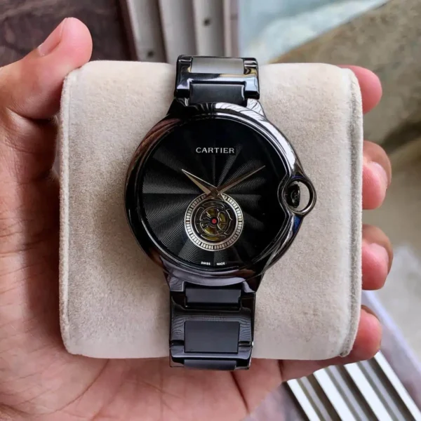 Cartier Ballon Full Black First Copy Watch (1) Cartier Ballon Full Black First Copy Watch