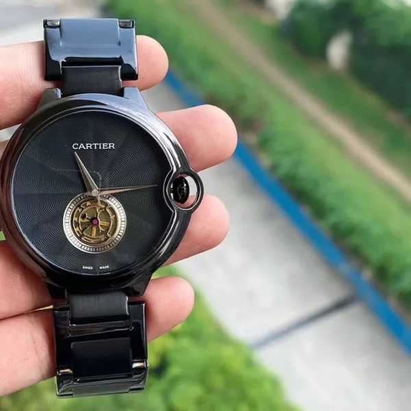 Cartier Ballon Full Black First Copy Watch (2) Cartier Ballon Full Black First Copy Watch