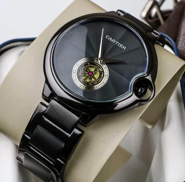 Cartier Ballon Full Black First Copy Watch (3) Cartier Ballon Full Black First Copy Watch