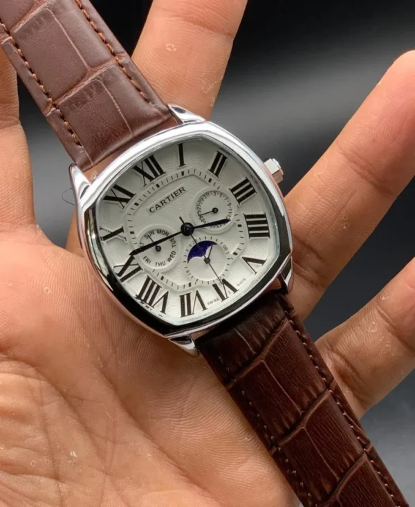 Cartier Super Slim Brown First Copy Watch (2) Cartier Super Slim Brown First Copy Watch