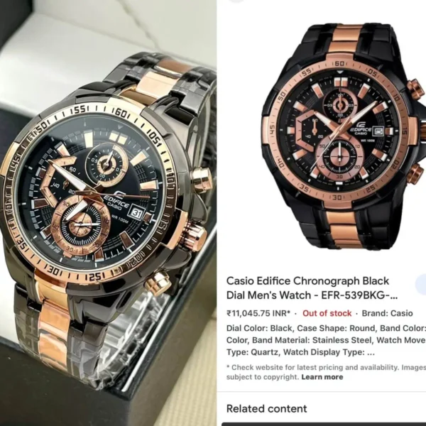 Casio Edifice EFR-539 First Copy Watch (4) Casio Edifice EFR-539 First Copy Watch