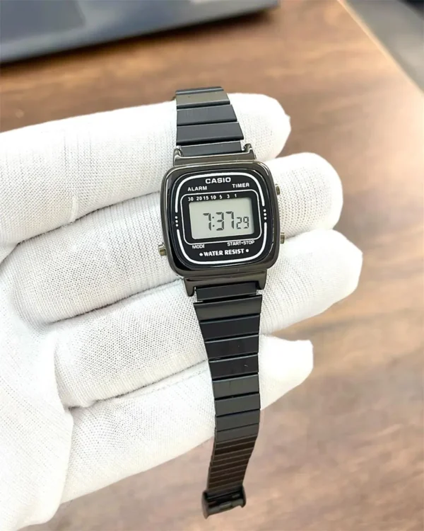 Casio Vintage Digital Black First Copy Watch for Her