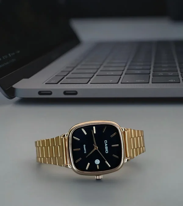 Casio Vintage Rose Gold First Copy Watch (2) Casio Vintage Rose Gold First Copy Watch