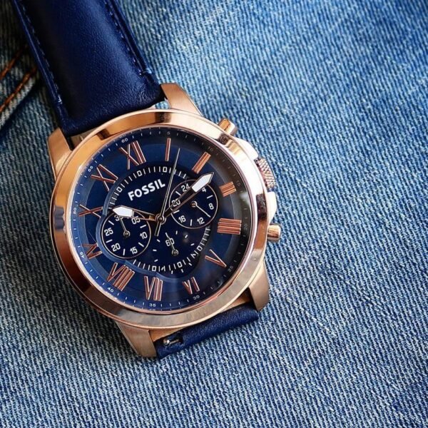 Fossil FS5132 Blue First Copy Watch (1) Fossil FS5132 Blue First Copy Watch