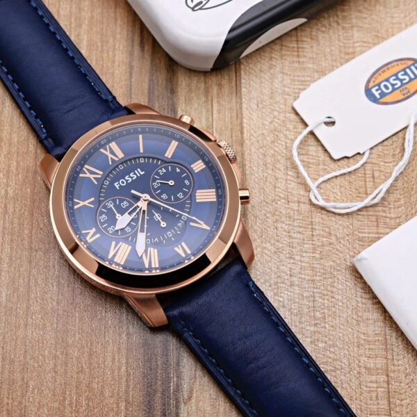 Fossil FS5132 Blue First Copy Watch (2) Fossil FS5132 Blue First Copy Watch
