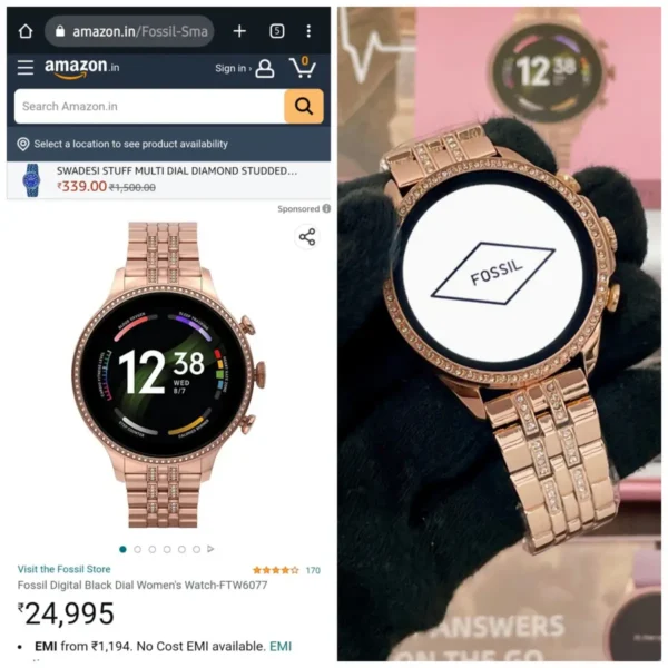 Fossil Girls Generation 8 First Copy Smartwatch Online (2) Fossil Girls Generation 8 First Copy Smartwatch Online