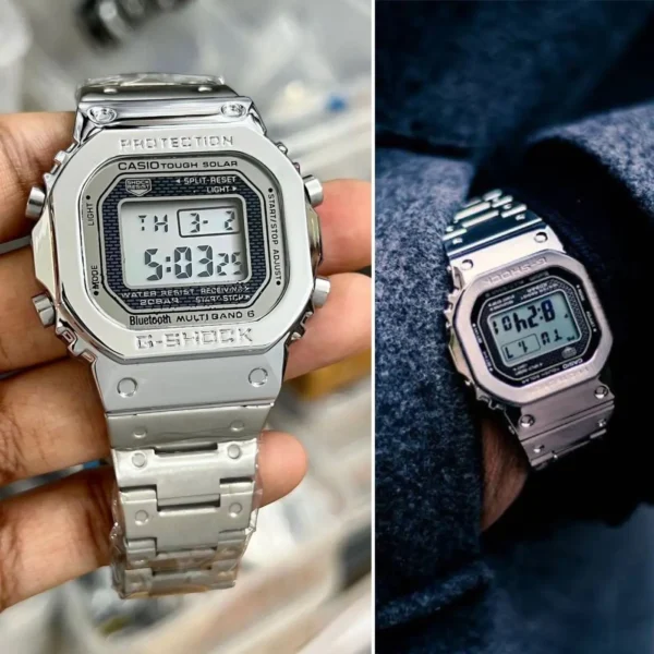 G-Shock Vintage Silver First Copy Watch (2) G-Shock Vintage Silver First Copy Watch