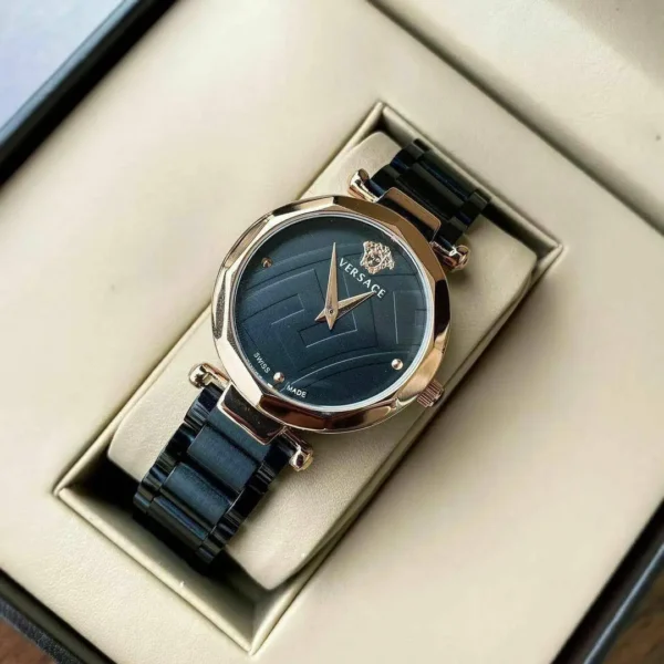 Lady Versace Rosegold First Copy Watch