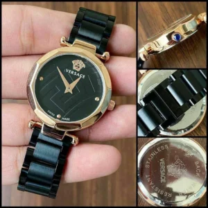 Lady Versace Rosegold First Copy Watch