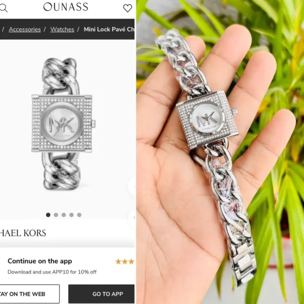 Michael Kors Lennox Crystals First Copy Watch (3) Michael Kors Lennox Crystals First Copy Watch