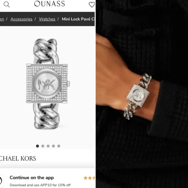 Michael Kors Lennox Crystals First Copy Watch (4) Michael Kors Lennox Crystals First Copy Watch