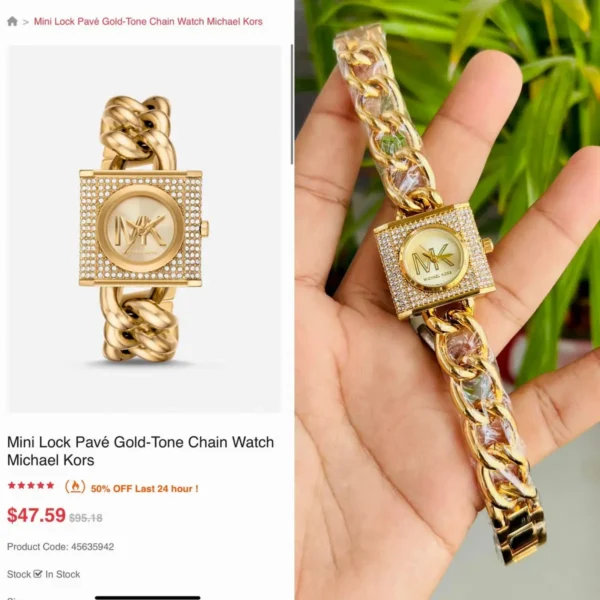 Michael Kors Lennox Crystals First Copy Watch (6) Michael Kors Lennox Crystals First Copy Watch