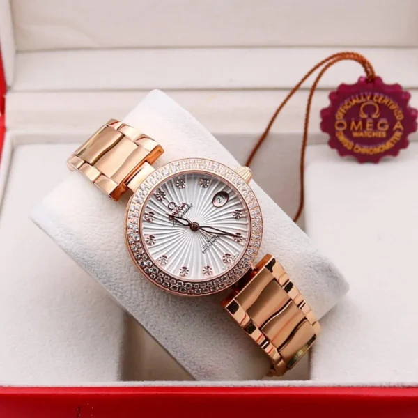 Omega Ladymatic Rosegold First Copy Watch (5) Omega Ladymatic Rosegold First Copy Watch