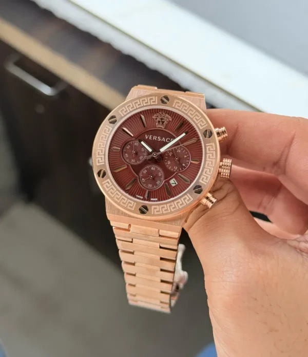 Versace Greca Chronograph First Copy Watch