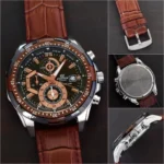 Casio Edifice Leather First Copy Watch | Premium Replica Watch