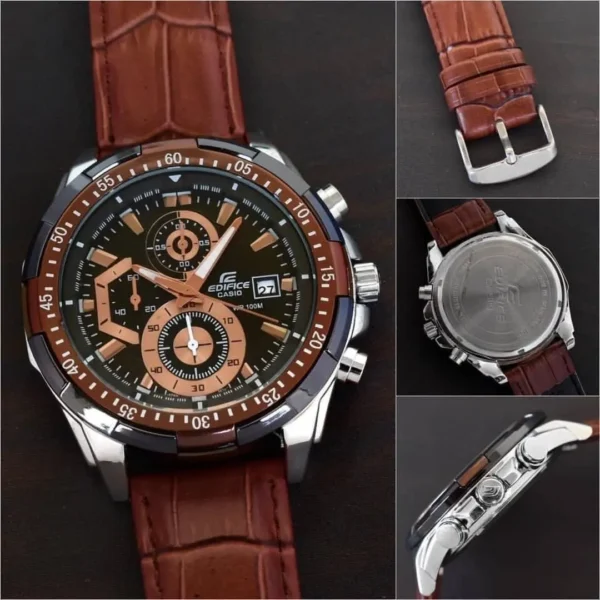 Casio Edifice Leather First Copy Watch | Premium Replica Watch Casio Edifice Leather First Copy Watch | Premium Replica Watch