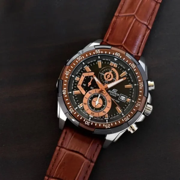 Casio Edifice Leather First Copy Watch | Premium Replica Watch Casio Edifice Leather First Copy Watch | Premium Replica Watch