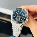 Brand Tag Heuer (7AAA First Copy) Model Aquaracer Calibre 5 Dial Size 45mm Dial Color Black Movement Type Japanese Quartz Display Type Analog with Chronograph Strap Material Stainless Steel