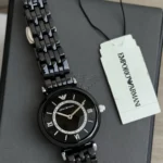 Emporio Armani Black Ceramic Watch India
