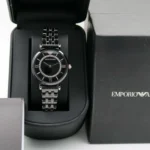 Emporio Armani Black Ceramic Watch India