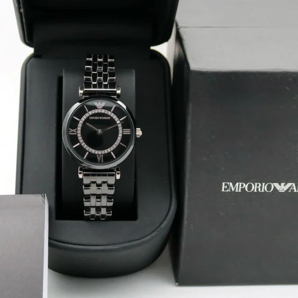 Emporio Armani Black Ceramic Watch India