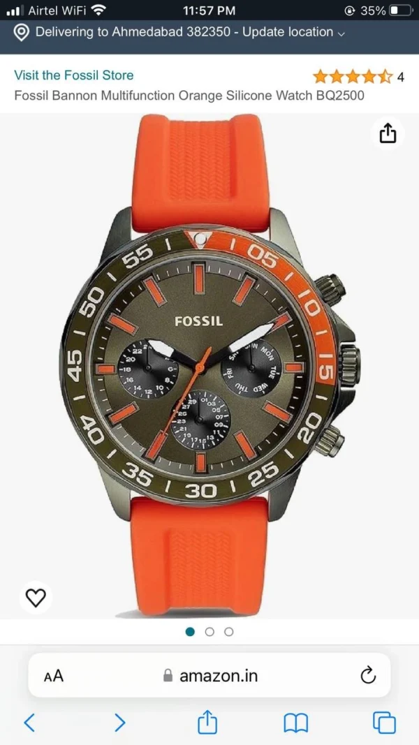 Fossil Dive Chronograph First Copy Watch for Men (4) Fossil Dive Chronograph First Copy Watch for Men
