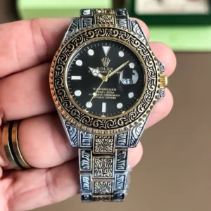 Hand Engraved Rolex Watch India