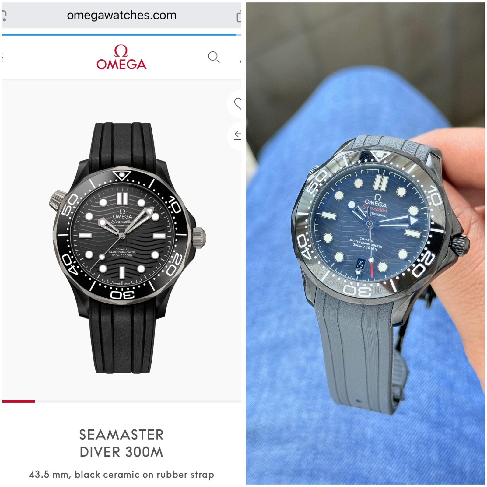 Omega Seamaster Diver 300M First Copy