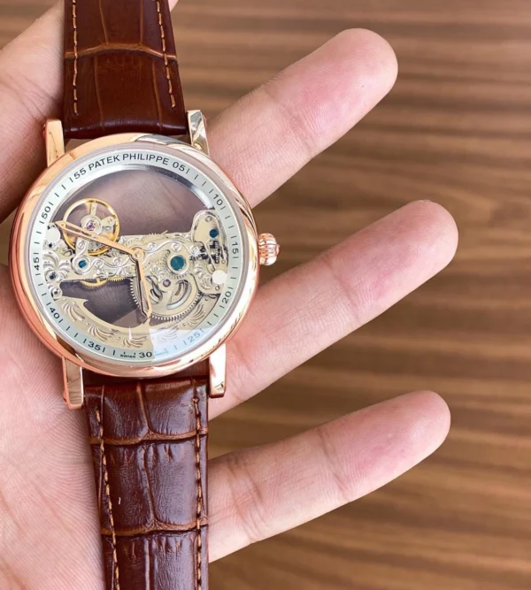 Patek Philippe Leather First Copy Watch (3) Patek Philippe Leather First Copy Watch