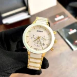 Rado Centrix Chronograph First Copy Watch Black Gold