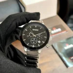 Rado Centrix Chronograph First Copy Watch Black Gold