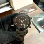 Rado Centrix Chronograph First Copy Watch Black Gold