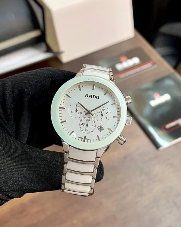 Rado Centrix Chronograph First Copy Watch Black Gold