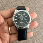 Rolex Day-Date Croco Black First Copy