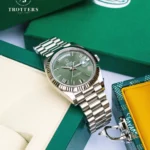 Rolex Day-Date Green Dial First Copy Watch