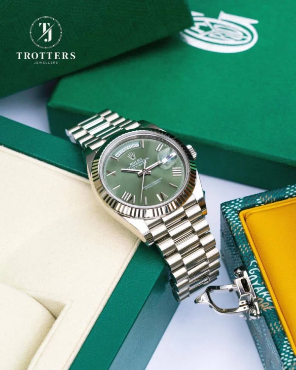Rolex Day-Date Green Dial First Copy Watch