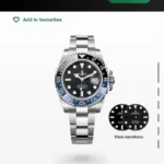 Rolex GMT Master 2 Batman First Copy Watch for Men