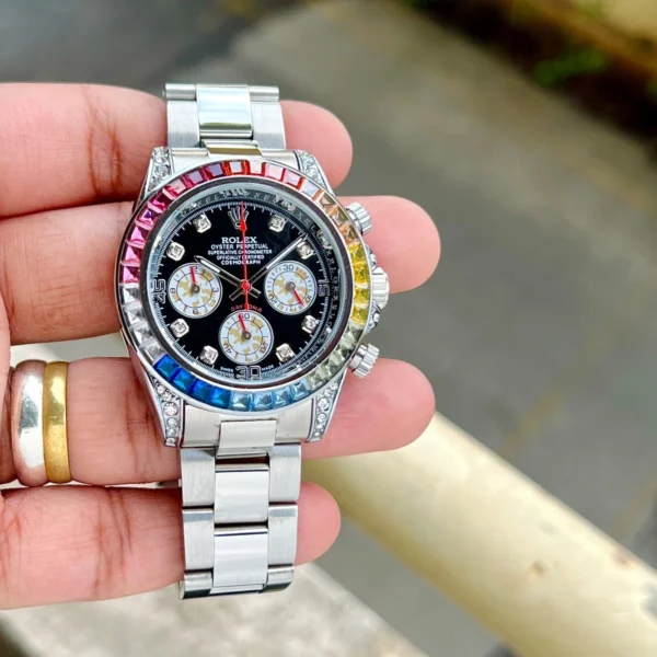 Rolex Rainbow Daytona First Copy Watch Online in India