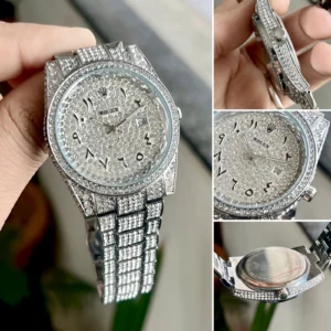 Rolex Silver Diamond First Copy Watch