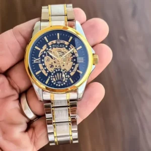 Rolex Silver & Gold Automatic Watch