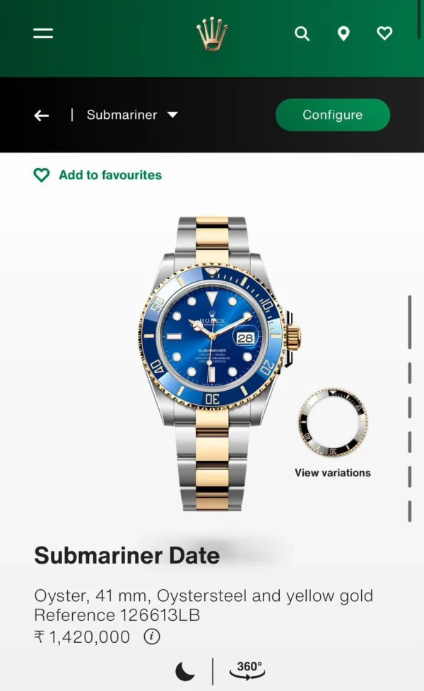 Rolex Submariner First Copy Watch