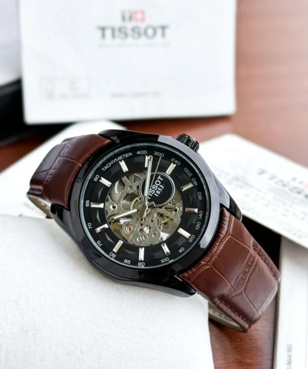 Tissot Automatic Leather First Copy Watch (2) Tissot Automatic Leather First Copy Watch