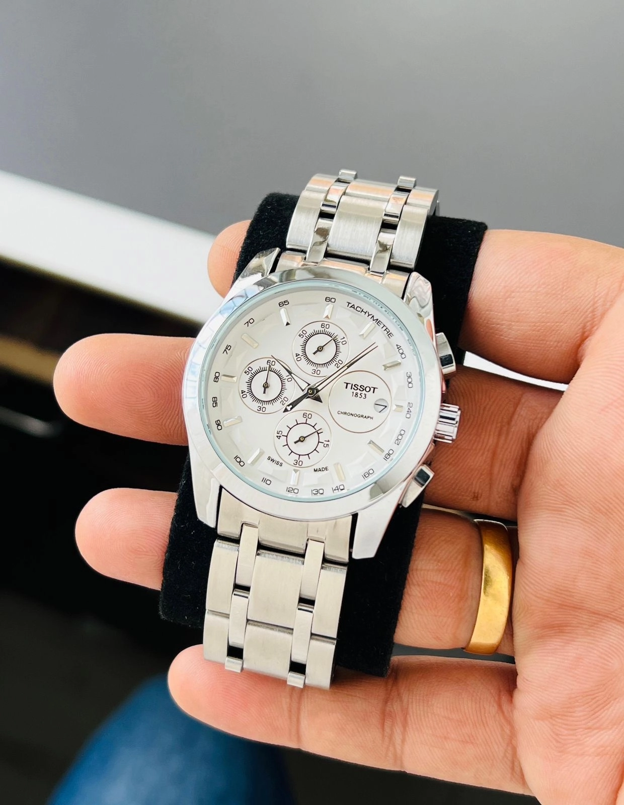 Tissot Couturier Chronograph Watch in India (1) Tissot Couturier Chronograph Watch in India