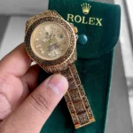 Hand Engraved Rolex Rajwadi Watch