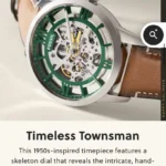 Fossil Skeleton Dial Automatic First Copy Watch Premium Luxury Replica
