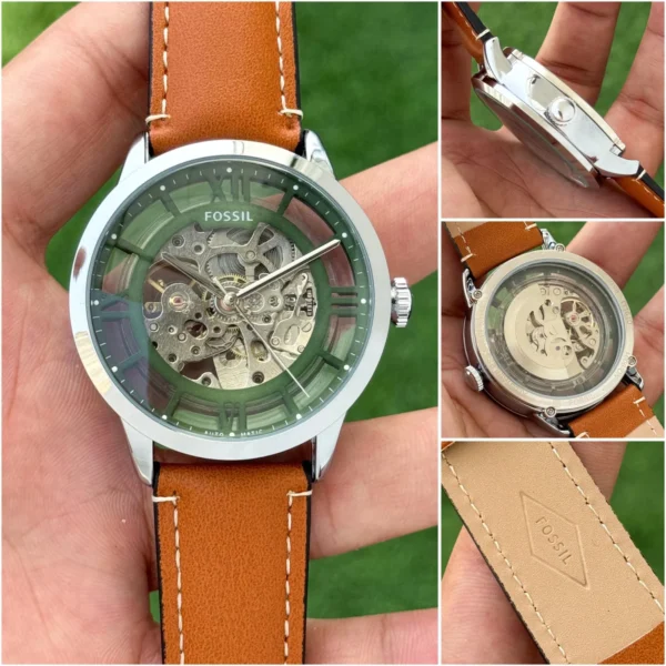 Fossil Skeleton Dial Automatic First Copy Watch Premium Luxury Replica