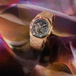 Luxury Reinvented Royal Oak Frosted Gold Rainbow Edition