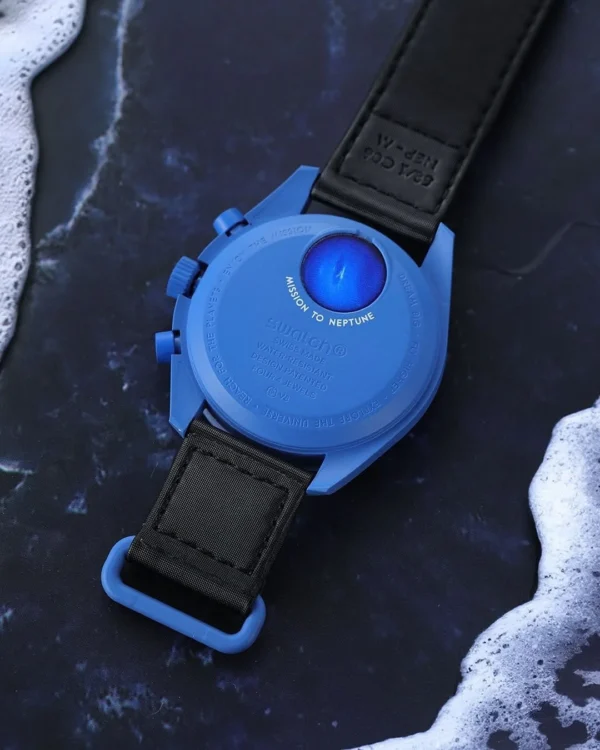 Omega x Swatch Moonswatch Mission to Neptune First Copy Watch on Zest Shop (3) Omega x Swatch Moonswatch Mission to Neptune First Copy Watch on Zest Shop